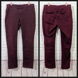 Not Your Daughter's Jeans Burgundy/Maroon Size 12